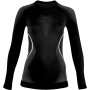 Uyn U100009 Evolutyon Underwear Shirt Long Sleeve W Blackboard/Anthracite/White