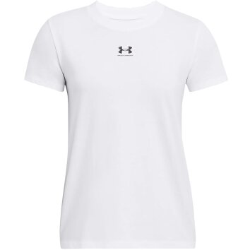 Under Armour 1383648 0100 Rival Core SS W white / black