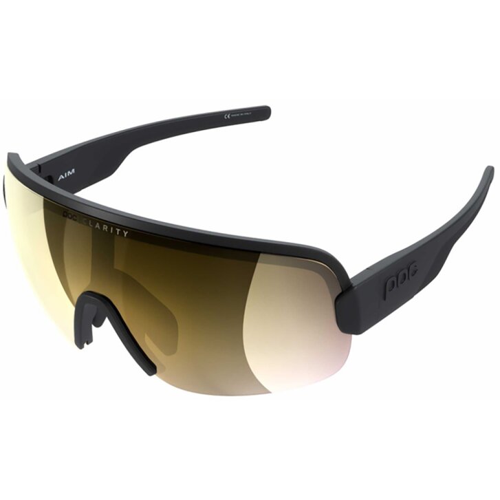 Poc AIM1001 9550 Aim Glasses uranium black / clarity road/partly sunny gold cat. 2