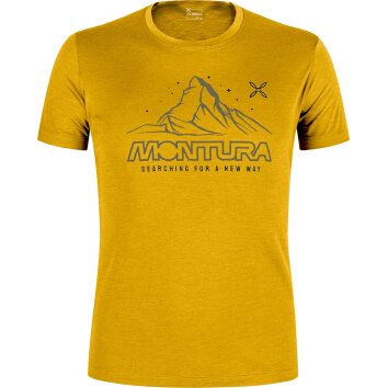 Montura MTGC09X 348 Merino Mountain T-Shirt M mustard