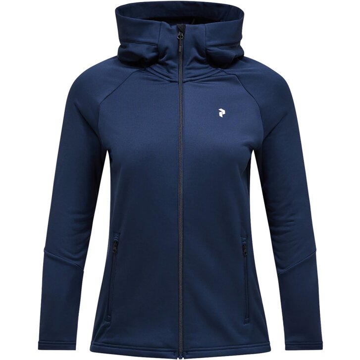PeakPerformance G80574010 Rider Essentials Midlayer Zip Hood Jacket W blue shadow / blue shadow