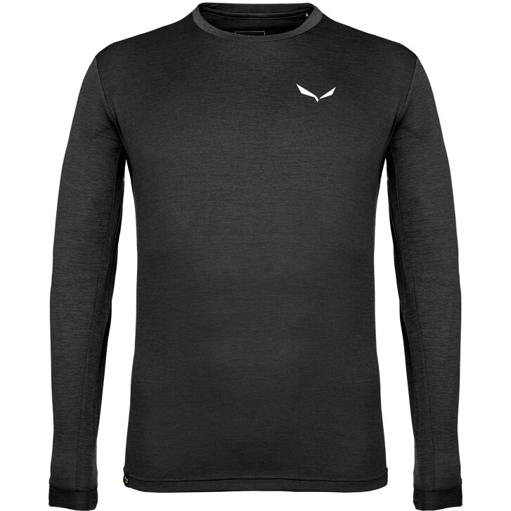 Salewa 27453 0911 Puez Melange Dry L/S Tee M black out melange