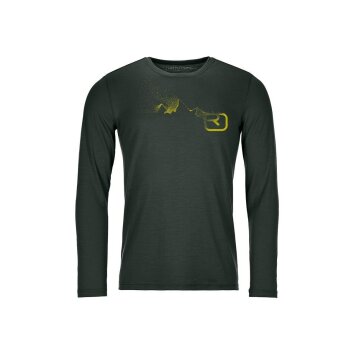 Ortovox 83055 Merino Logo Spray LS M green pine