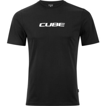 Cube Organic T-Shirt Classic Logo M blacknwhite
