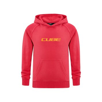 CUBE Junior Organic Hoodie JR red